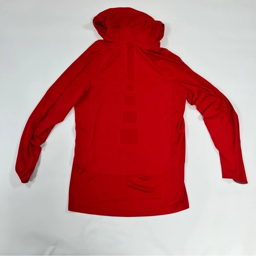 ♠️Nike Elite Hoodie Men’s Small | Red Pullover Sweatshirt PTP 21" | Preowned - Picture 6 of 6